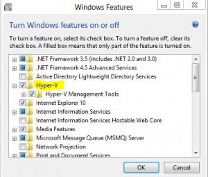 Windows 8 Hyper-V feature